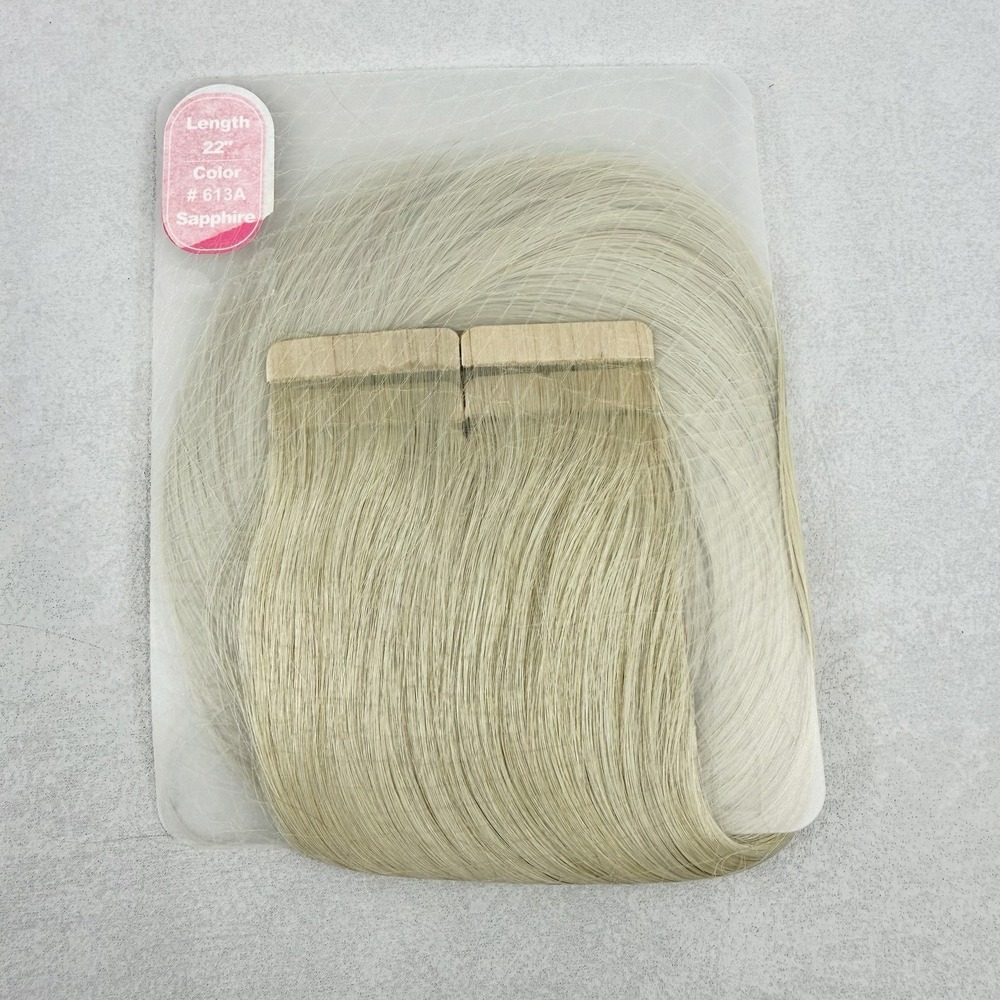 Hotheads Tape In Extensions LUSH Originals 22" 20 Pieces Sapphire #613A NEW